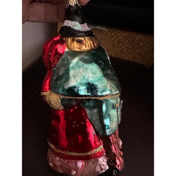 Vtg Ornament Dickens Carolers Christmas INGE GLAS Mercury Old World Hand Blown - Picture 3 of 5